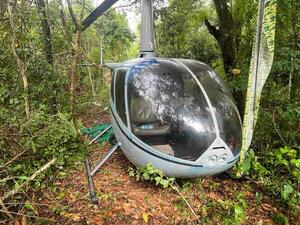 Senad incautó un helicóptero y desarticuló un megacampamento en Amambay