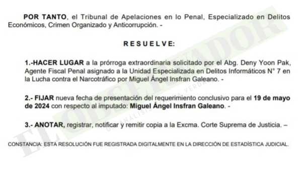 A Ultranza Py: Requerimiento sobre Miguel Insfrán será presentado en 2024