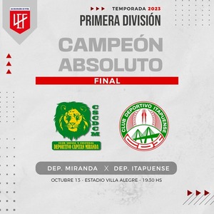 Gran final de la Copa Absoluta de la Liga Encarnacena de Fútbol 2023