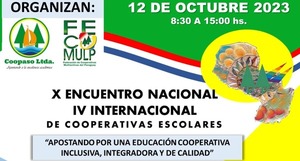 Décimo encuentro de cooperativas escolares se realizará en Fecomulp