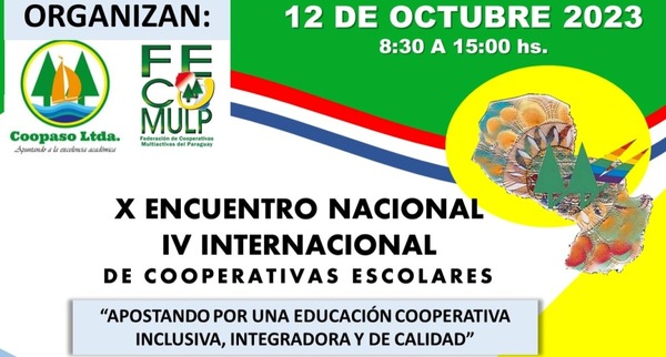 Décimo encuentro de cooperativas escolares se realizará en Fecomulp
