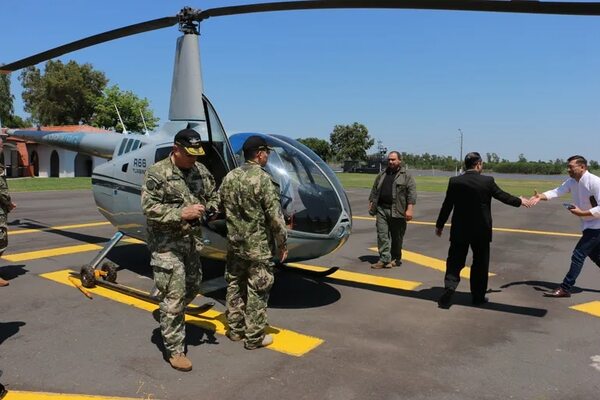 Video: narcohelicóptero ya está en Asunción y sería usado contra el narcotráfico, según Rachid - Policiales - ABC Color