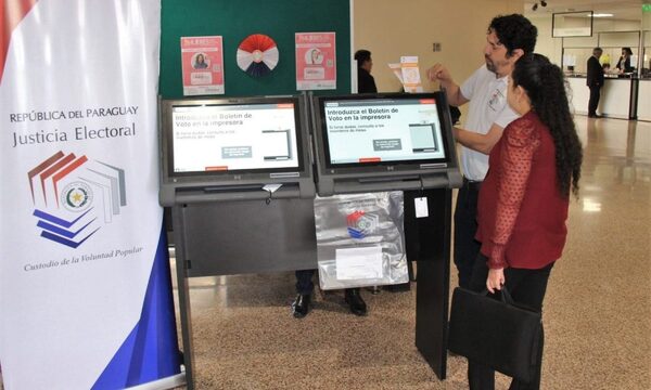 Instalan máquinas de votación en Palacio de Justicia de CDE