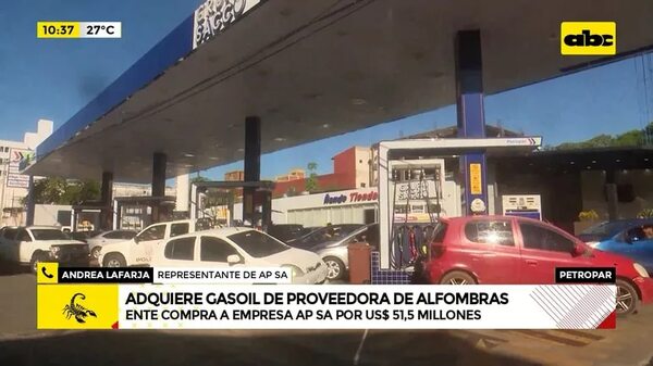 Video: Adquiere gasoíl de proveedora de alfombras - ABC Noticias - ABC Color