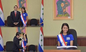 Pamela Montserrat gobernadora de Caaguazú por un día – Prensa 5