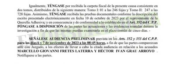 Acusados por agresión a Benjamín Zapag son convocados a preliminar