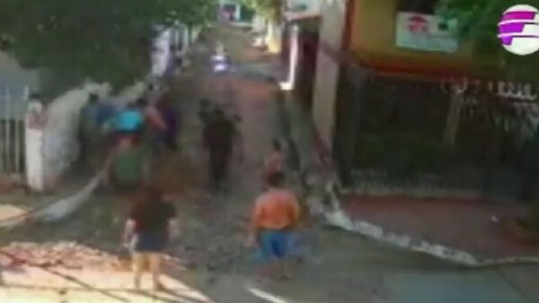 Vecinos reducen a golpes a un supuesto delincuente en Asunción