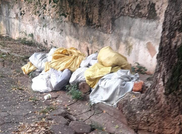 Desconocidos arrojan en la calle basura en el barrio Juan E. O’Leary de CDE - La Clave
