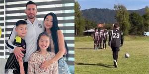 [VIDEO] ¡El hijo de Antony Silva ataja como su papá y mete goles como Chilavert!