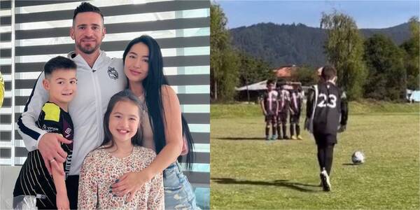 [VIDEO] ¡El hijo de Antony Silva ataja como su papá y mete goles como Chilavert!