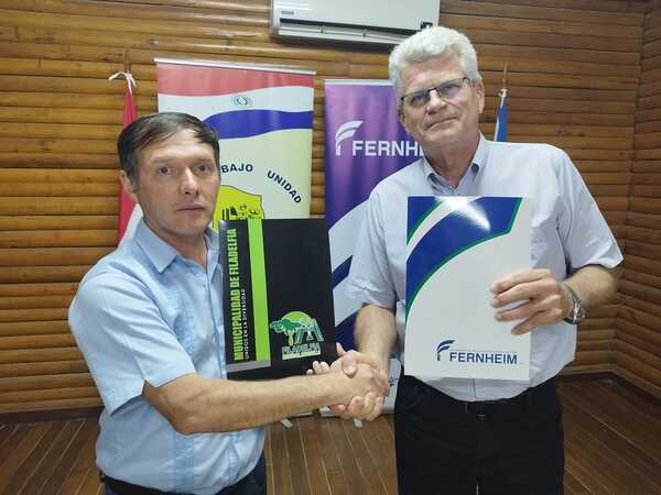 Cooperativa y Asociación Fernheim oficializó la firma de convenio con la Municipalidad de Filadelfia a fin de contribuir con l