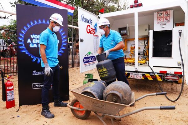 Ñande Gas Móvil este jueves en 21 Proyectadas casi Capitán Figari