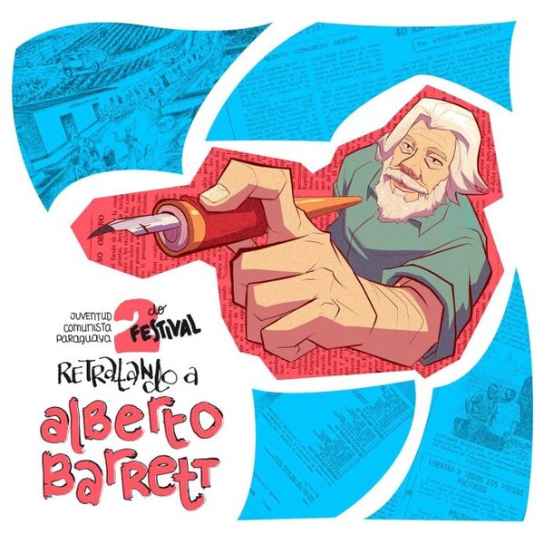 Retratando a Alberto Barret nombre de la jornada cultural en la Plaza Uruguaya