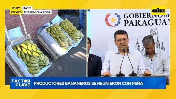 Video: productores bananeros se reunieron con Santiago Peña - ABC Noticias - ABC Color