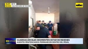 Incidentes en Tacumbú: guardiacárceles desmienten estar de rehenes  - ABC Noticias - ABC Color