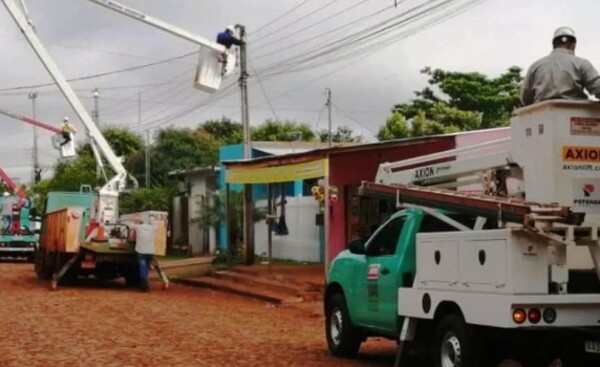 Corte de 97 conexiones directas en Ciudad del Este