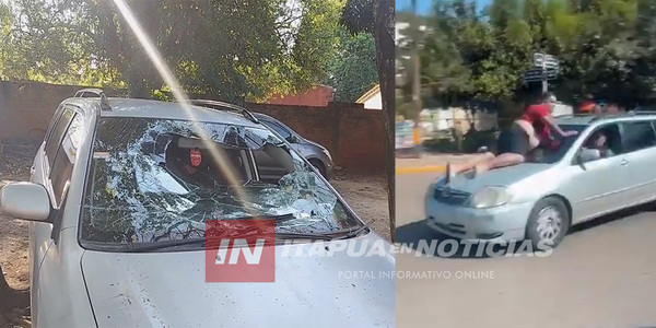 CONDUCTOR QUE "TRANSPORTÓ" A UN HOMBRE EN EL PARABRISAS FUE APREHENDIDO - Itapúa Noticias