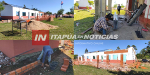 MUNICIPALIDAD DE SAN PEDRO DEL PNÁ. RENOVÓ AULAS DE ESCUELA DE FLEITAS CUÉ - Itapúa Noticias