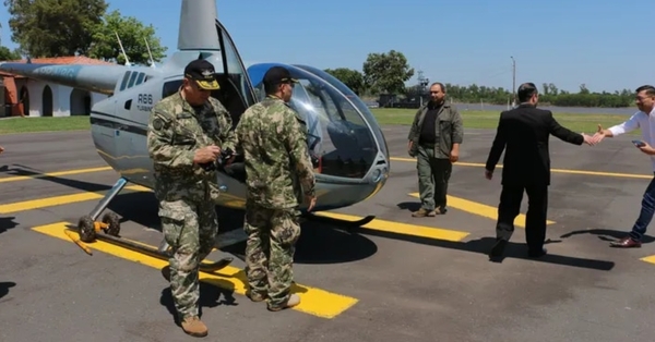 Helicóptero incautado del narcotráfico podrían ser utilizado para la Armada Paraguaya en operativo antidrogas