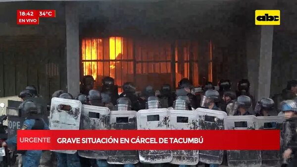 Video: amotinamiento e incendio en el penal de Tacumbú - Crimen y castigo - ABC Color