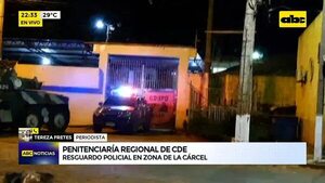 Video: resguardo policial en la penitenciaría de CDE - ABC Noticias - ABC Color