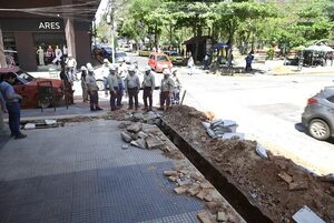 ANDE: amplían trabajos para cableado subterráneo a transversales a Palma - Economía - ABC Color