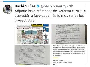 “Bachi” evidencia que despojo a Defensa se hizo a ciegas en Cámara de Diputados - Política - ABC Color