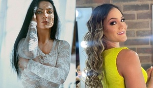 Atrevidas fotos de Pamela Rodríguez y Paola Ruíz Díaz - Teleshow