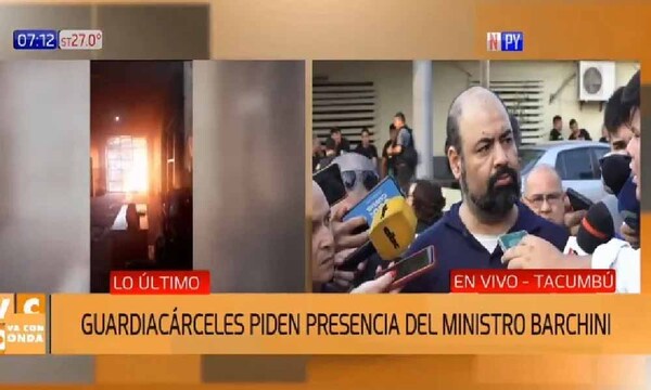 Guardiacárceles piden renuncia de Ángel Barchini – Prensa 5