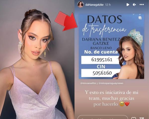 ¡Otra vaquita! fans de Dahiana Gatzke piden ayuda monetaria para la miss