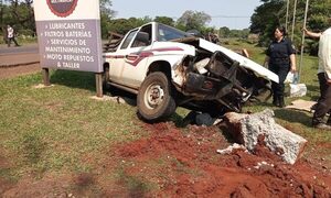 Violento accidente en Mallorquín