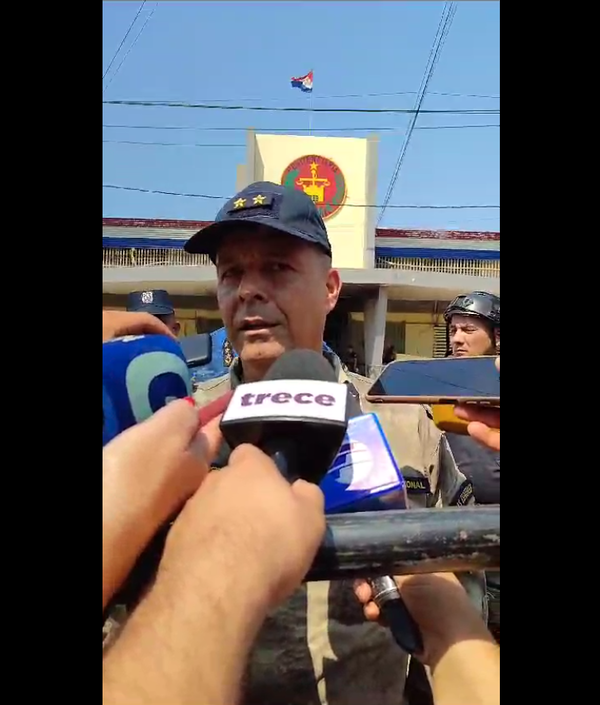 Comisario Ever París en Tacumbú: “En este momento todo vuelve a la normalidad” - trece