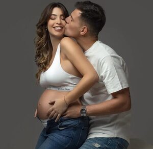 Gaspar Servio cuenta los días para tener a Baltazar en brazos - Gente - ABC Color