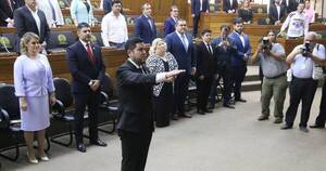 La Nación / Julio Rolando González juró como diputado en reemplazo de Esgaib