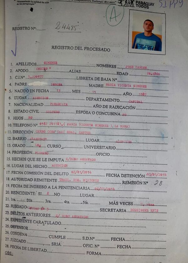 Confirman que interno fallecido en Tacumbú tenía una herida de arma blanca | 1000 Noticias