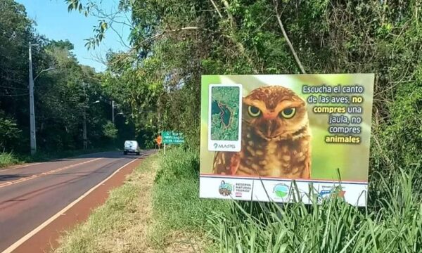 Colocan cartelerías en el acceso de la Reserva Natural Yguazú