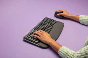 Teclado ergonómico de forma ondulada - Tecnología - ABC Color