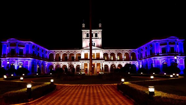 Palacio de López se une a otros monumentos para iluminar los colores de Israel