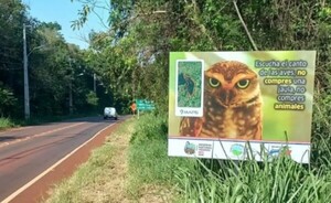 Donan cartelerías en el acceso de la Reserva Natural Yguazú