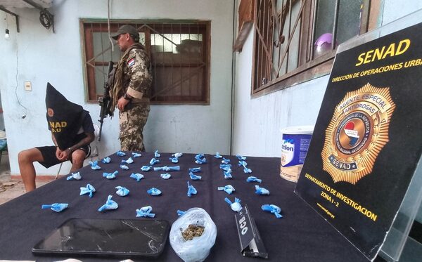 Senad interviene nichos de narcomenudeo en barrios bajos de Asunción donde preparaban “merca” para las barras bravas – La Mira Digital