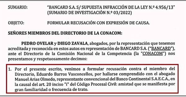 La Nación / Cuestionan imparcialidad de miembro de Conacom por amistad con abogado