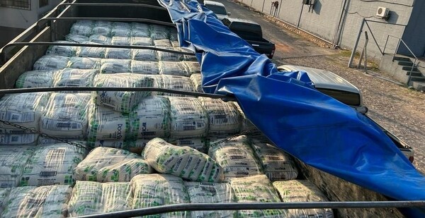 La DNIT incautó 18 toneladas de azúcar