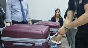 Joven cae con cocaína en su maleta: el destino de la droga era España