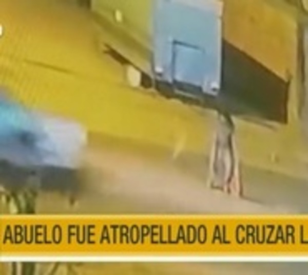 Conductor atropelló a un anciano que intentaba cruzar la calle - Paraguay.com
