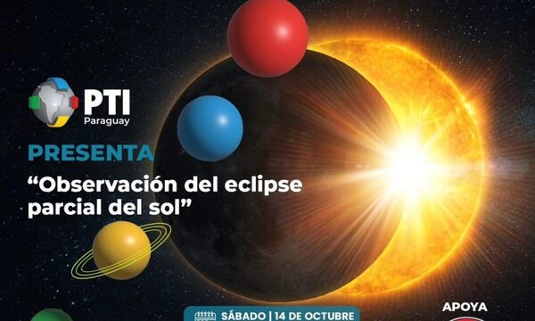 Observarán eclipse parcial de sol mediante jornada astronómica en Minga Guazú