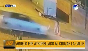 Abuelo fue atropellado al cruzar la calle en San Lorenzo | Telefuturo
