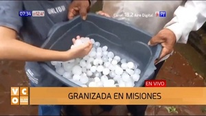 Granizada en Misiones dejó varios perjuicios - Noticias Paraguay