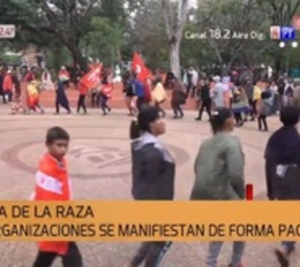 Indígenas reclaman sus derechos en el Día de la Raza - Paraguay.com