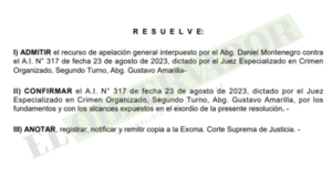 Cámara confirma extracción de datos de dispositivos de presuntos implicados en el caso Pavo Real