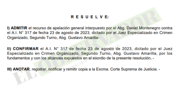 Cámara confirma extracción de datos de dispositivos de presuntos implicados en el caso Pavo Real